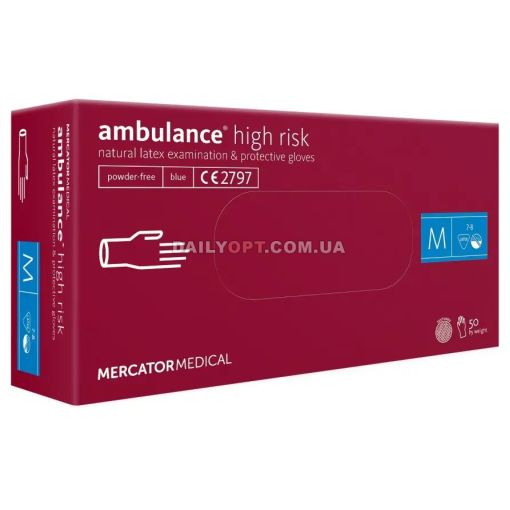 Латексные перчатки Mercator Ambulance M