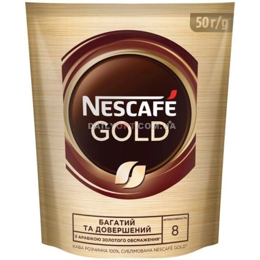 Кофе растворимый Nescafe Gold 50 г